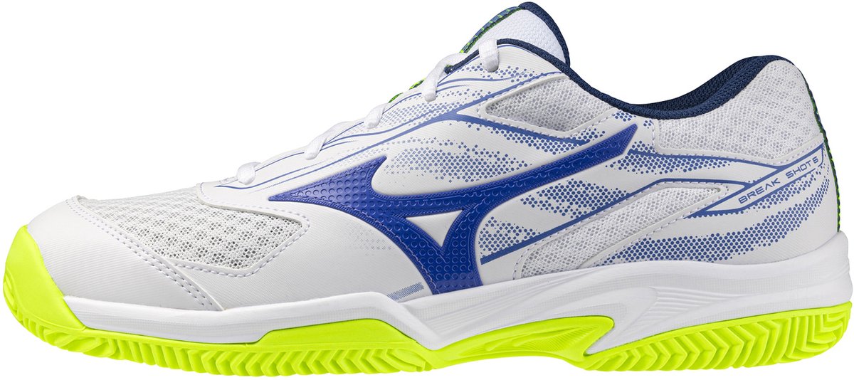 Zapatillas Mizuno Break Shot 5 CC Blanco/Amarillo 2026