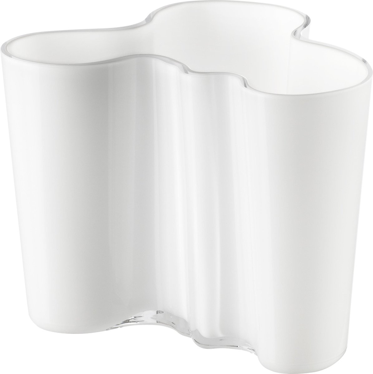 Iittala Jarrón Alvar Aalto opal (blanco) 120 mm