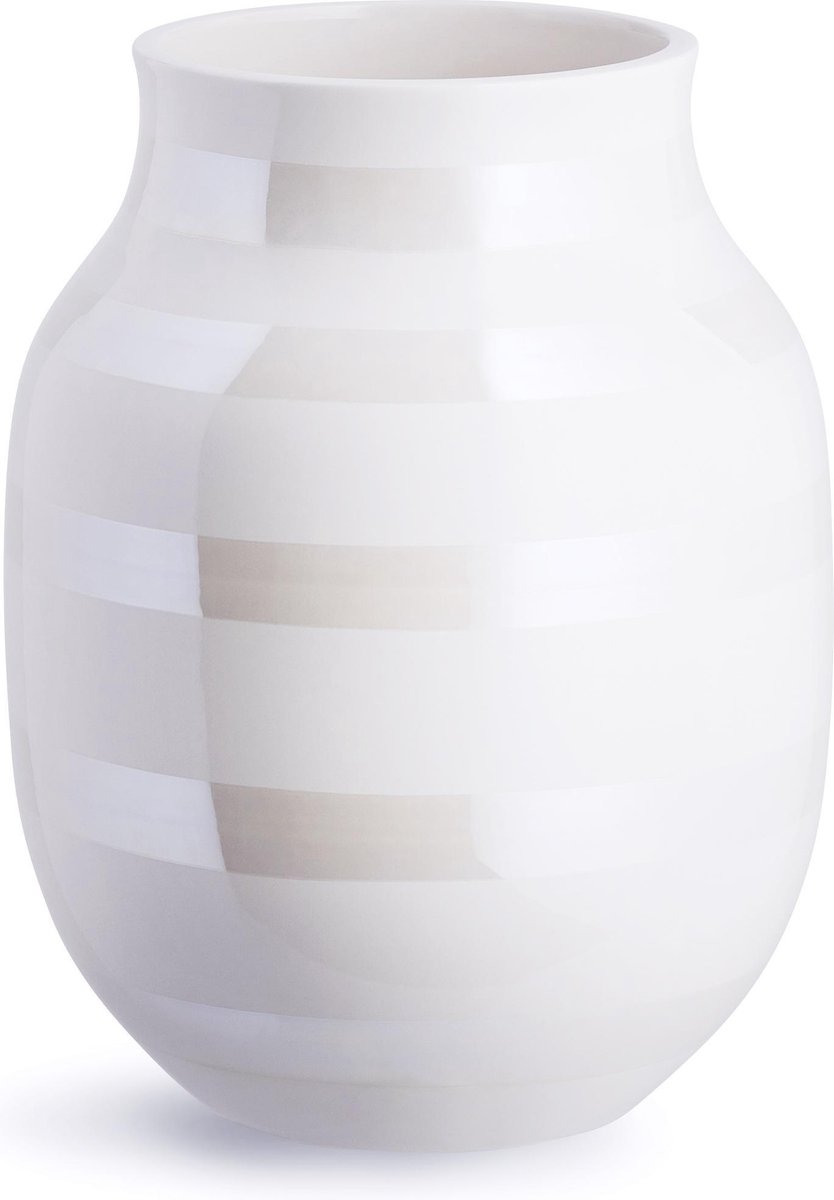 Kähler Vase Omaggio Pearl Moyen