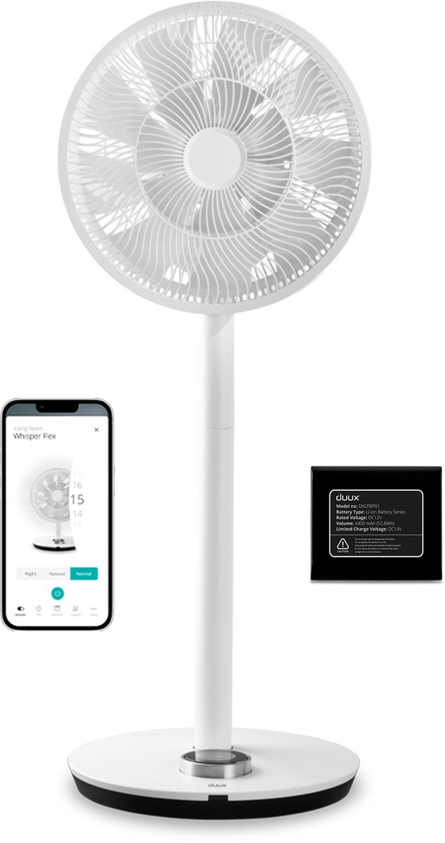 Ventilador Pie Duux | DXCF13 | Blanco