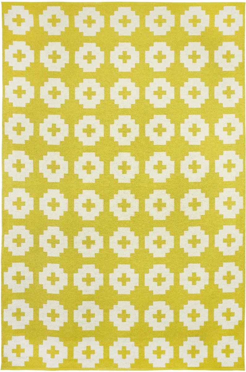 Brita Sweden Tappeto Flower grande, sun (giallo) 170x250 cm