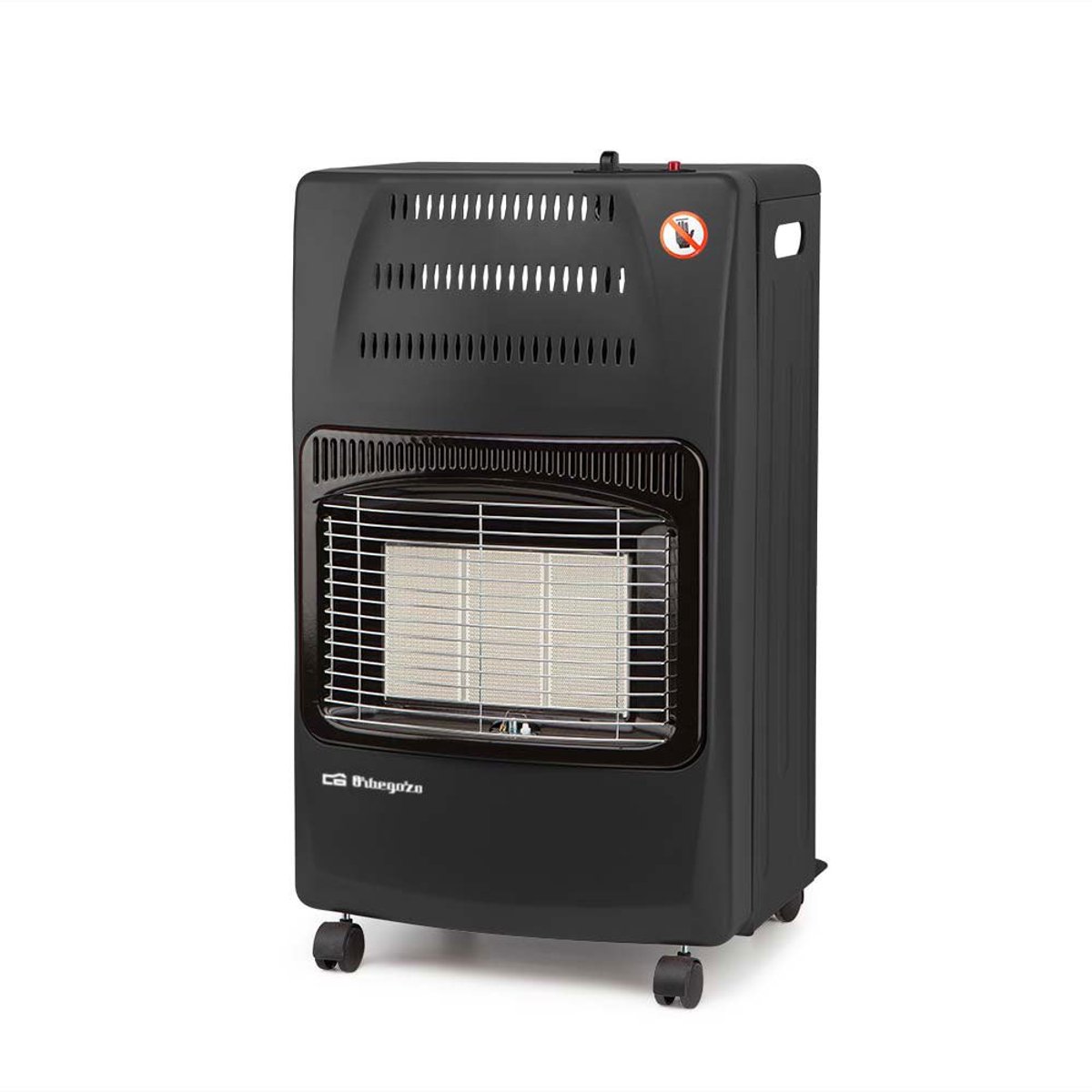 Estufa de Gas Orbegozo HCE 60 | 4200 W | Plegable | Negro