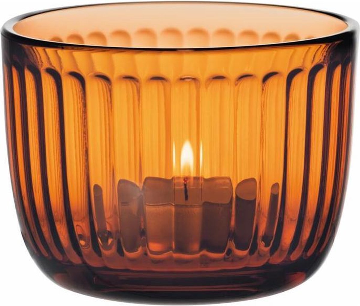 Iittala Raami support à bougie 90 mm Orange amère