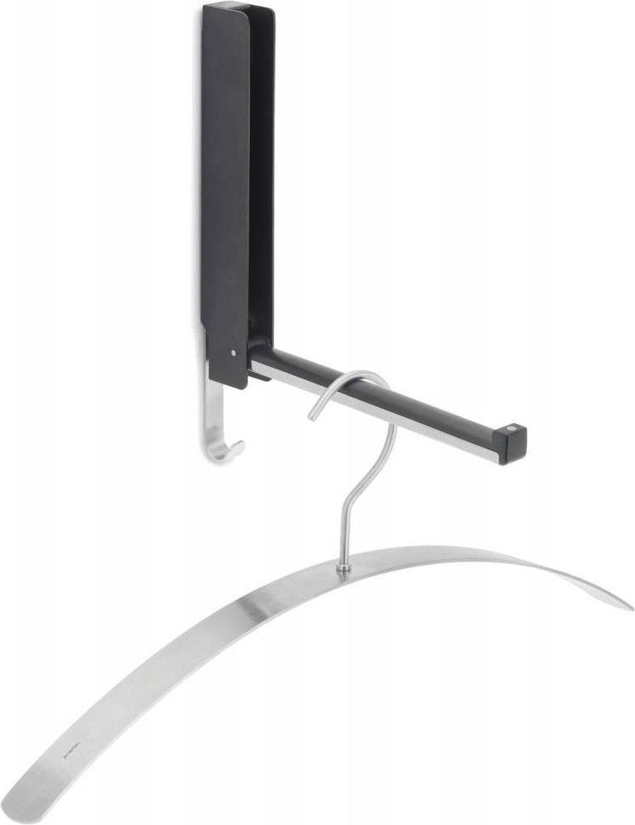 blomus Crochet mural rétractable Lanca Noir