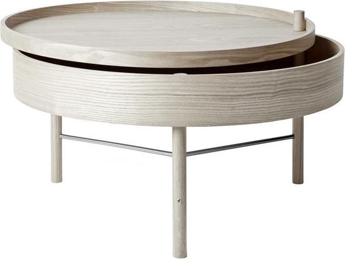 Audo Copenhagen Mesa Turning roble natural-cromo