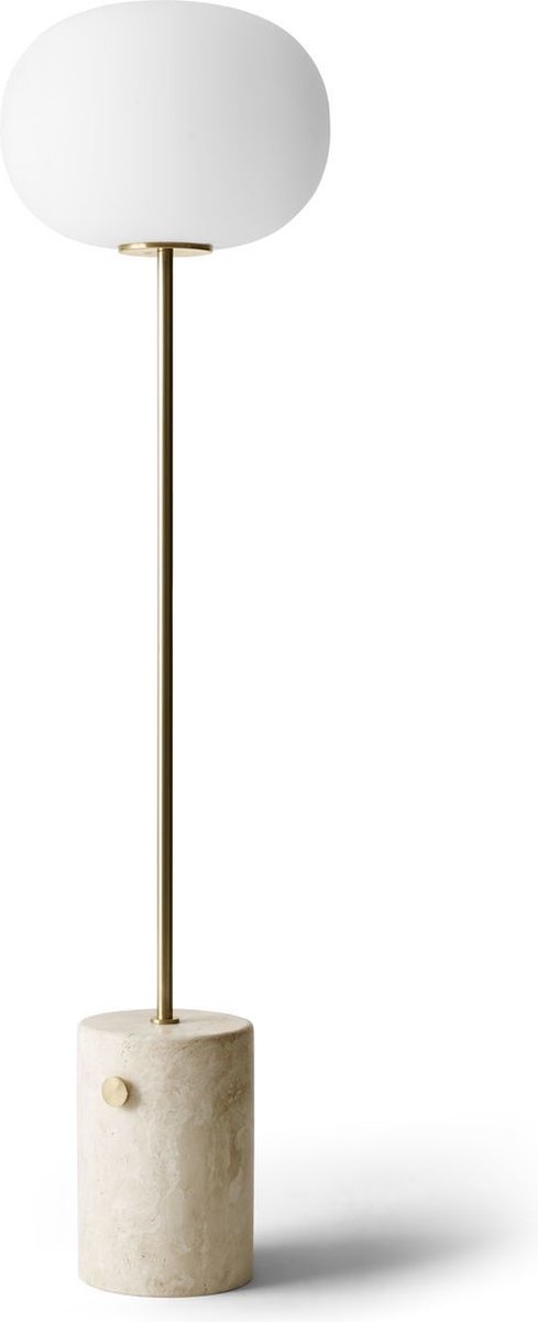 Audo Copenhagen Lampe sur pied JWDA Travertin-Laiton, 150 cm
