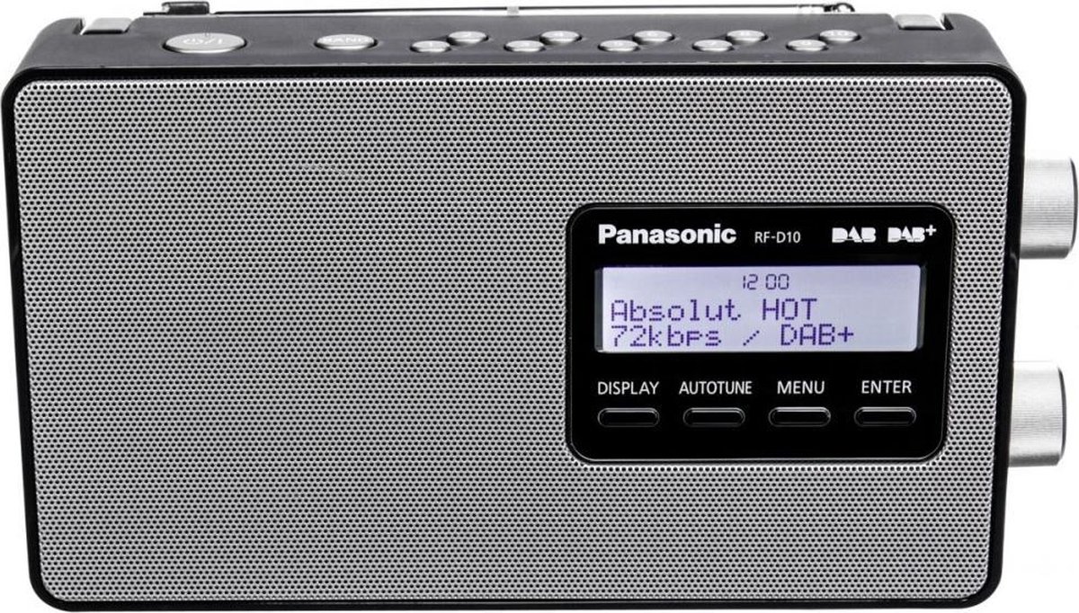 Panasonic RF-D10 Personal Digital Negro