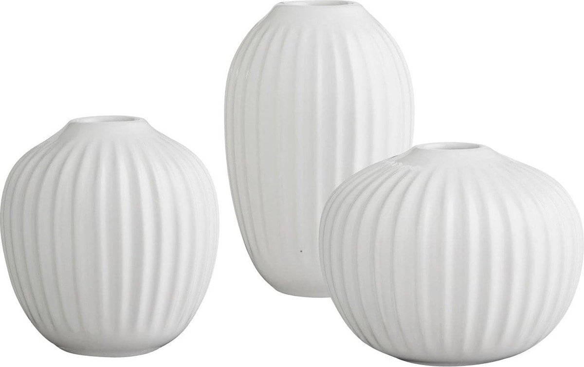 Holmegaard Vase Primula oval 17,5cm Smoke