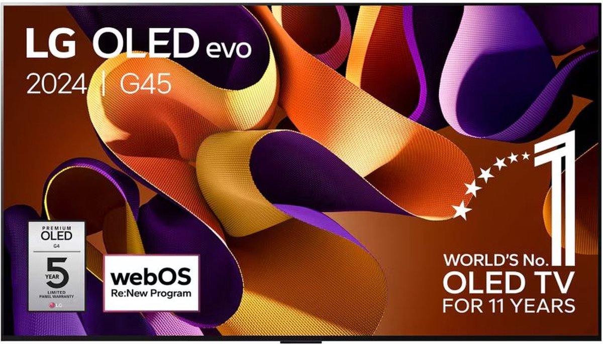 LG OLED evo G4 OLED55G45LW 139,7 cm (55") 4K Ultra HD Smart TV Wifi Plata