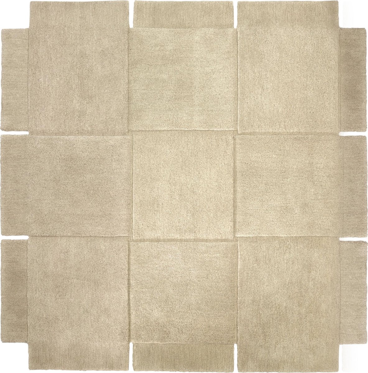 Design House Stockholm Alfombra Basket beige 180 x 180 cm