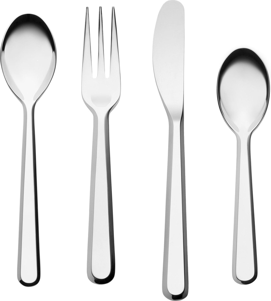 Alessi Cubertería Amici - 24 cubiertos acero inoxidable