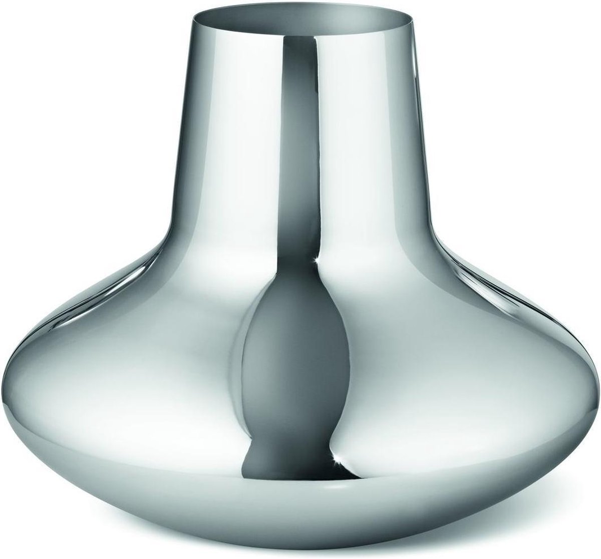 Georg Jensen Vaso in acciaio inossidabile Henning Koppel grande, 22.2 cm