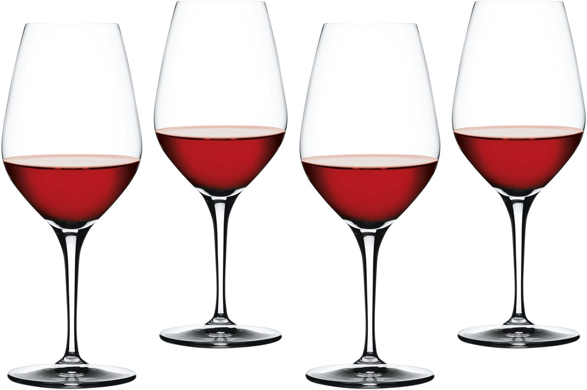 Spiegelau Copa de vino rojo Authentis 48 cl, 4 unidades claro