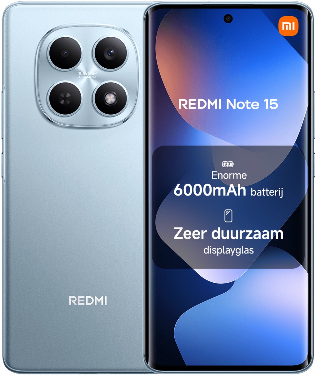 Xiaomi Redmi Note 15 | 4G | dual SIM | 8Gb RAM | 256Gb | color Glacier Blue