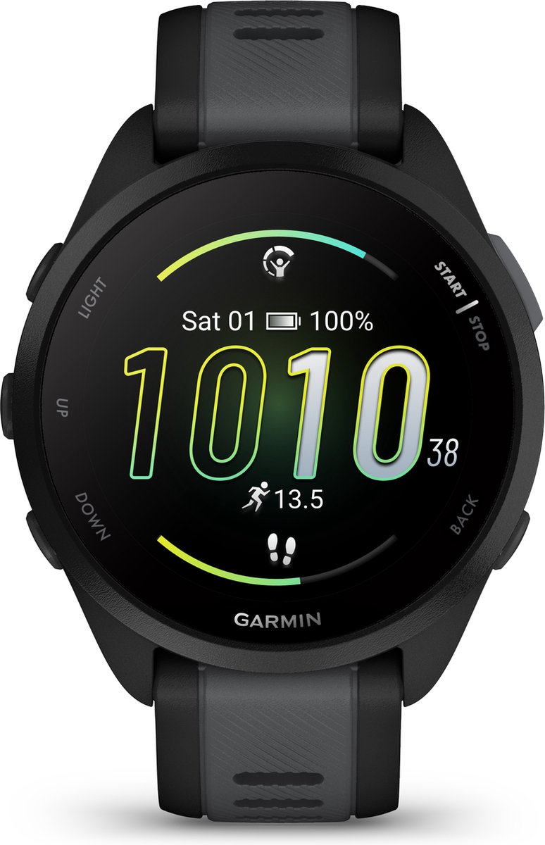 GARMIN Smartwatch Forerunner 165 | Amoled | Negro