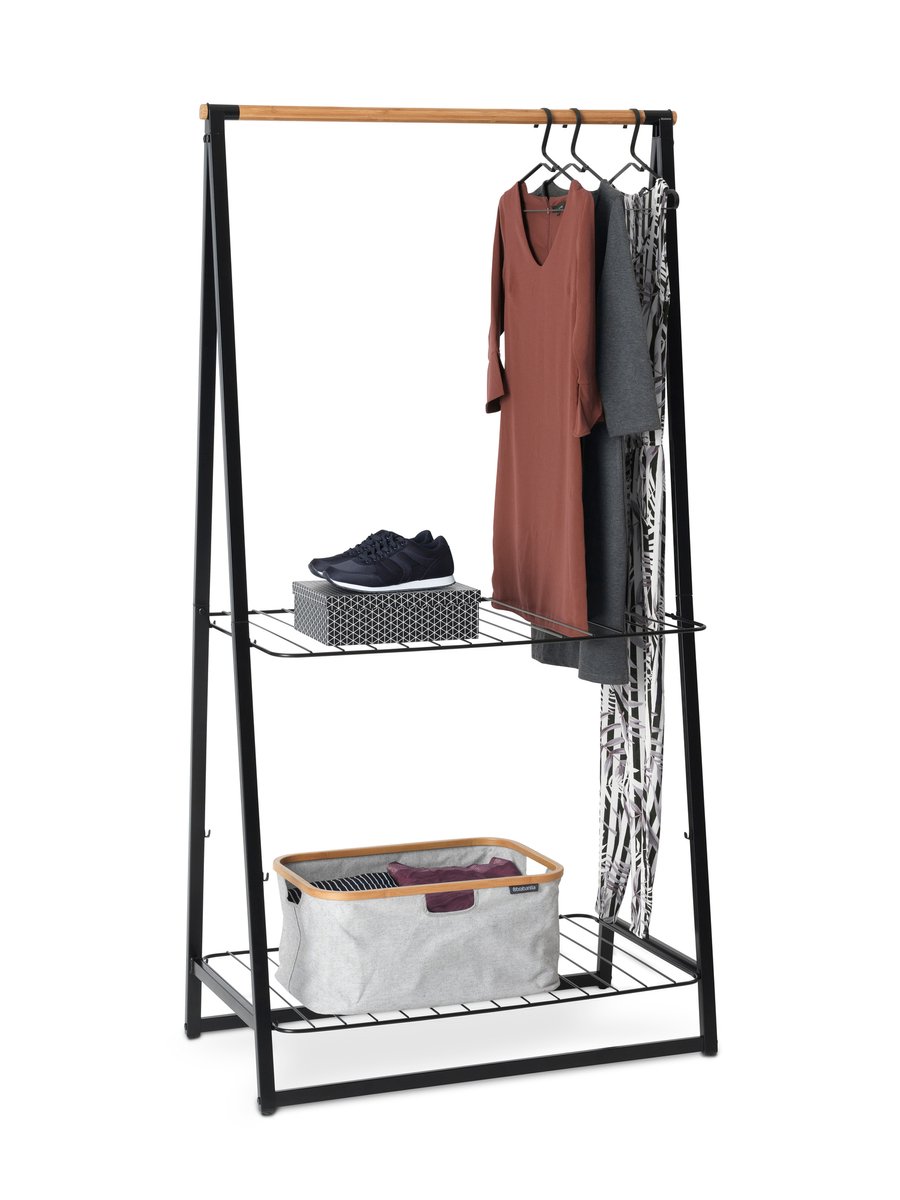 Brabantia Burro para ropa Linn, grande Negro