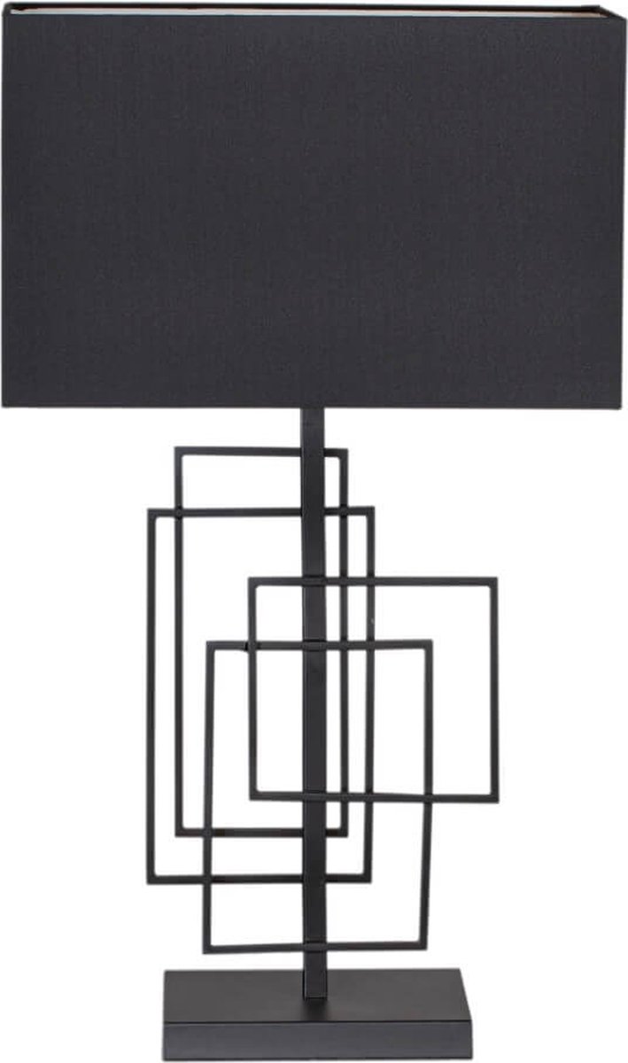 By Rydéns Lámpara de mesa Paragon 69 cm negro mate-negro