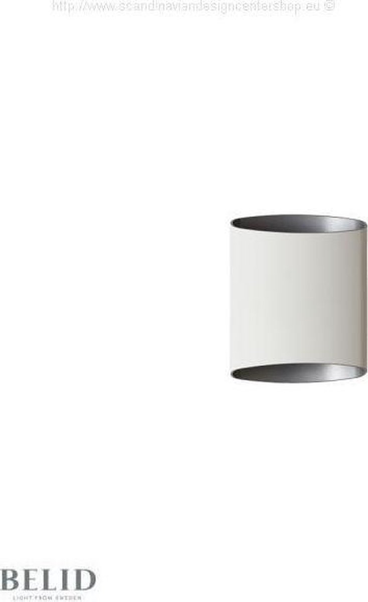 Belid Lámpara de pared Sinne blanco-plata
