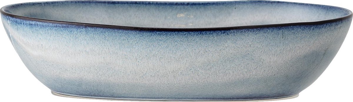 Bloomingville Bol para servir Sandrine 20x32 cm azul