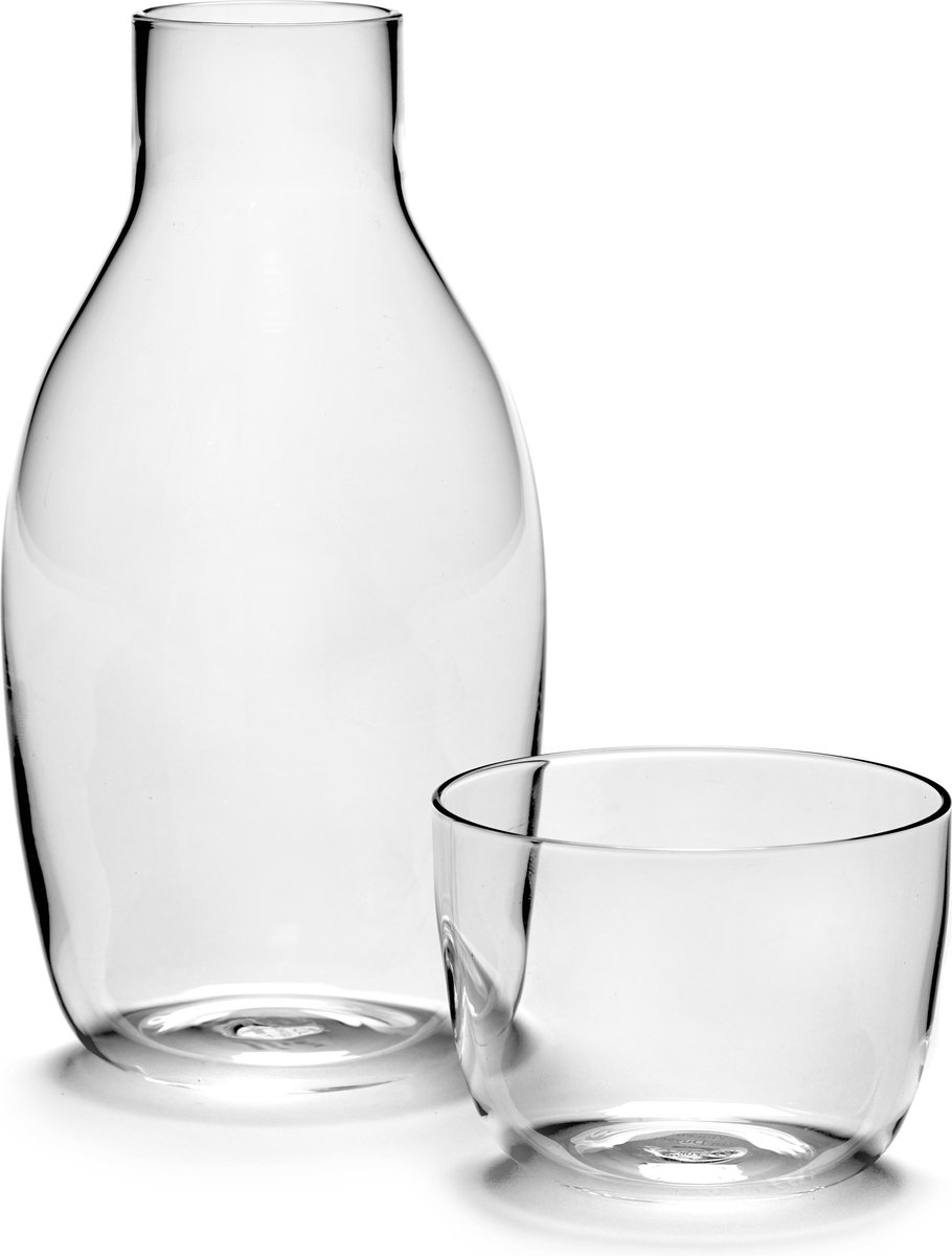 Serax Jarra con vaso Passe-Partout transparente