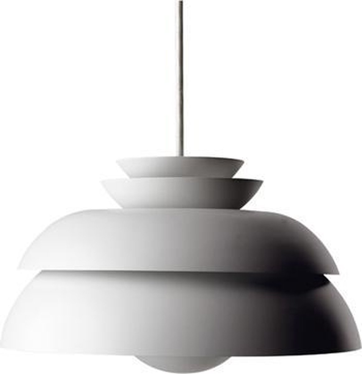 Fritz Hansen Lámpara colgante Concert blanco P1