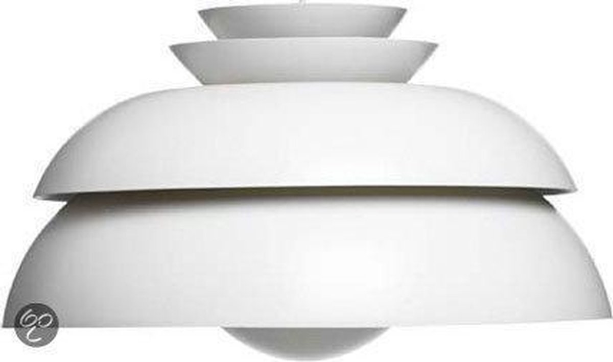 Fritz Hansen Lámpara colgante Concert blanco P3