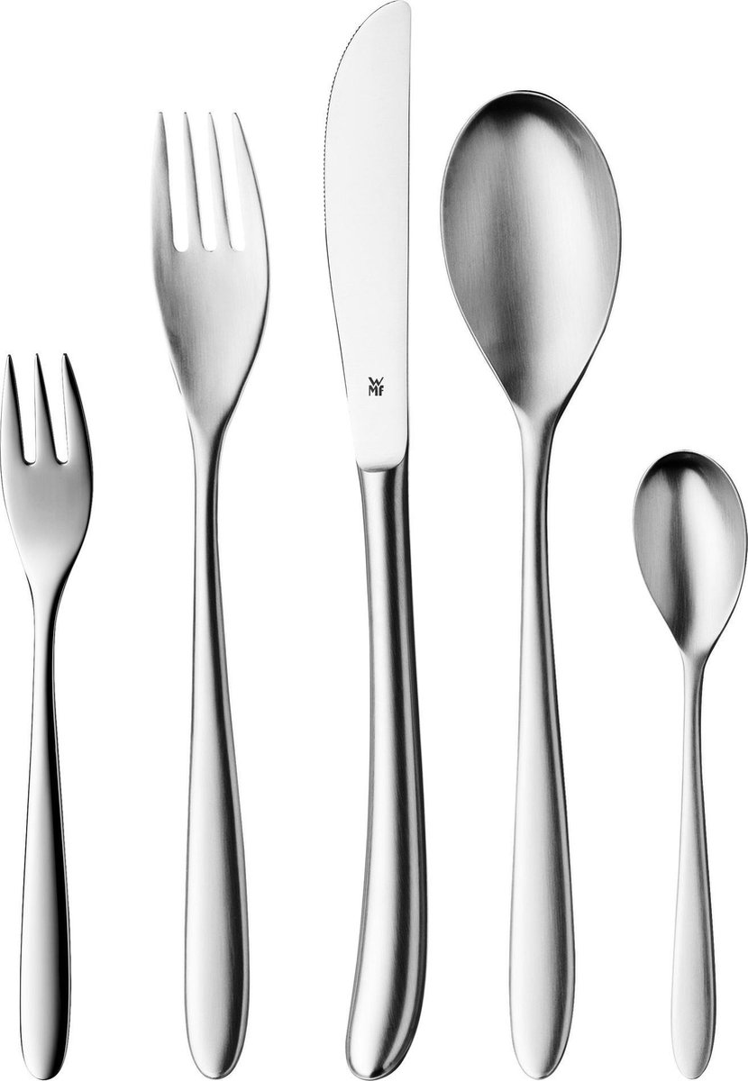 WMF Cubertería Silk cromargan brillante 30 piezas