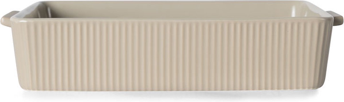 Sagaform Molde de horno Flora beige 29,5x18,5 cm