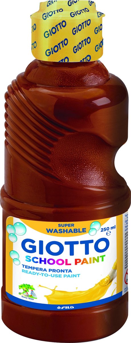 Giotto School Paint 250 ml Brown