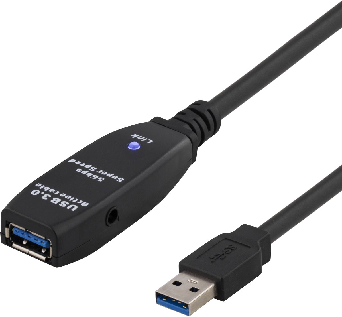 Deltaco USB3-1002 - USB extension cable - USB Type A to USB Type A - 5 m