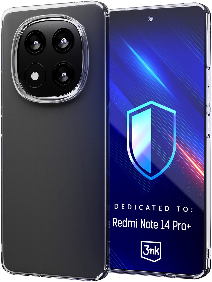 3mk Clear Case for Xiaomi Redmi Note 14 Pro+ - transparent