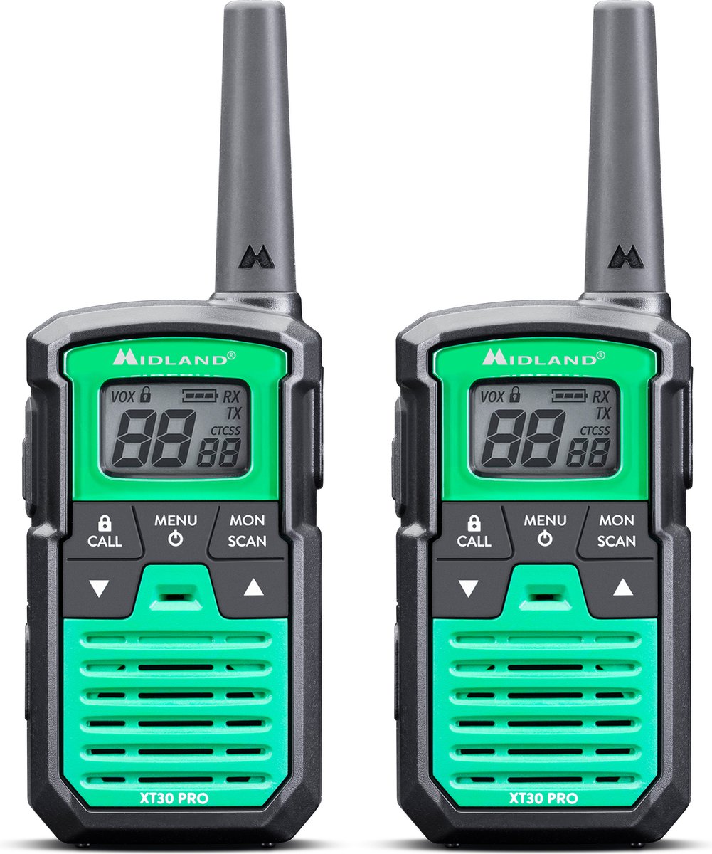 MIDLAND Walkie Talkie XT30 Pro Sort/Grøn