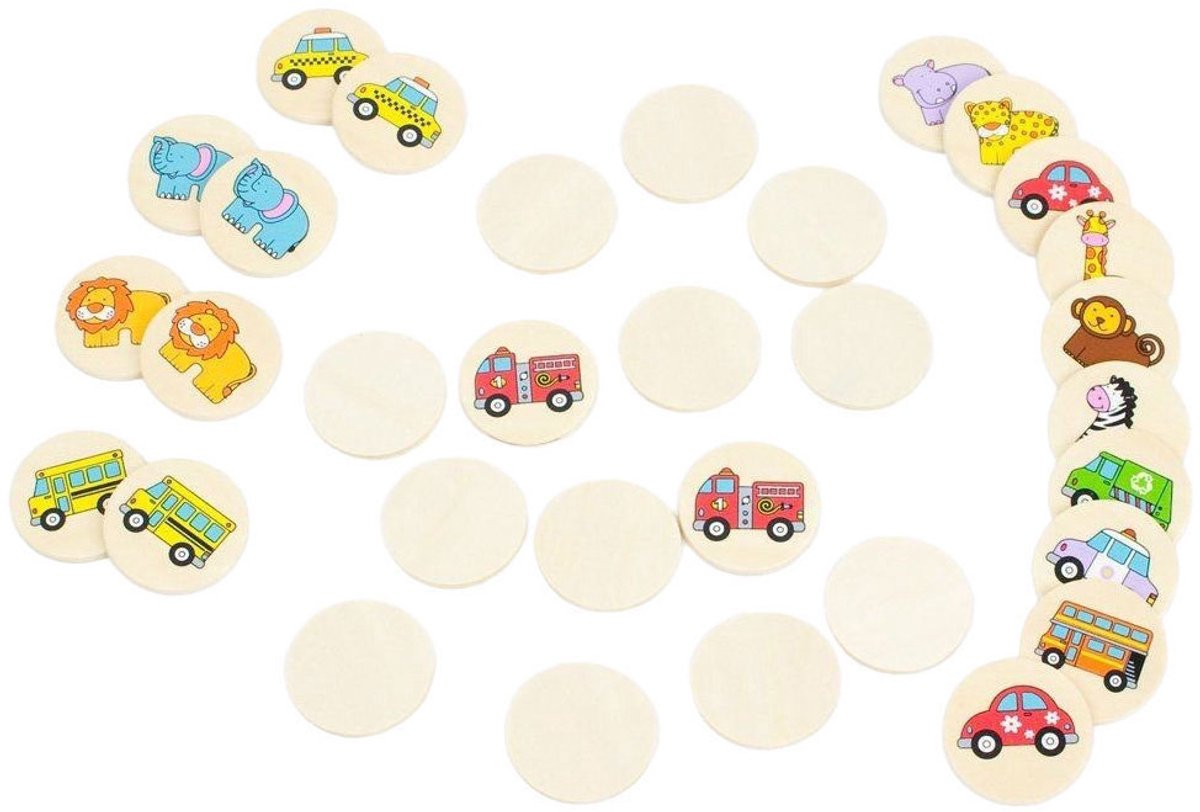 Primi Passi - Wooden Memory Game