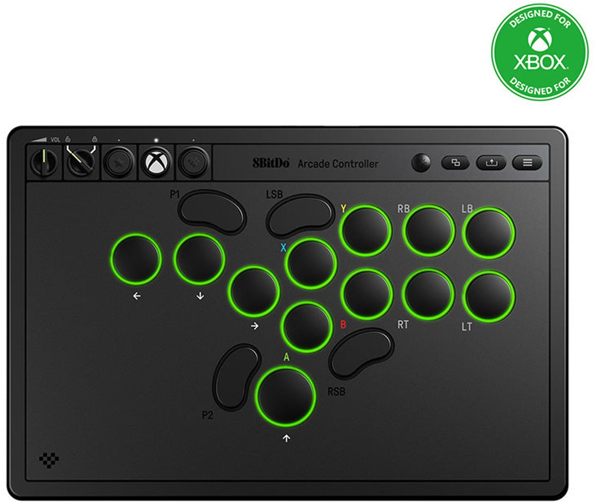 8BitDo Arcade - Xbox - PC - Wired Arcade stick - Microsoft Xbox One