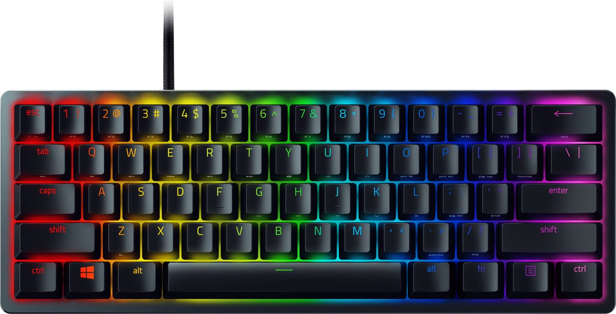 Razer Huntsman Mini Linear - Black - US - Gaming Tastatur - Uden Numpad - Amerikansk engelsk - Sort
