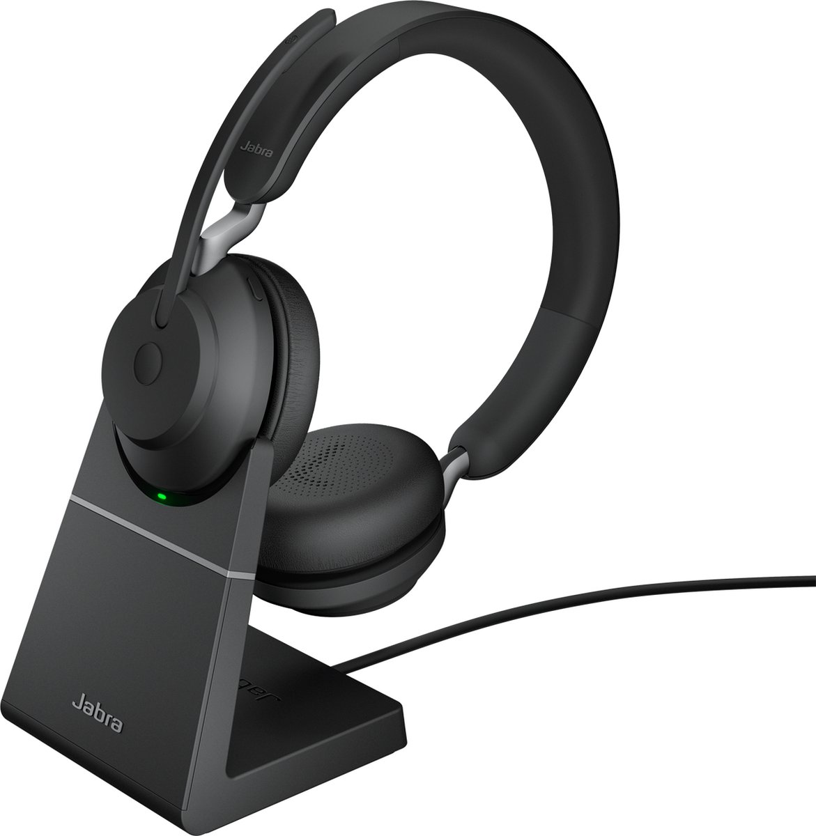 Jabra Evolve2 65 Link380c UC Stereo Stand Black