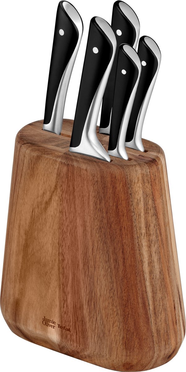 Tefal Set de cuchillos con bloque Jamie Oliver 6 piezas