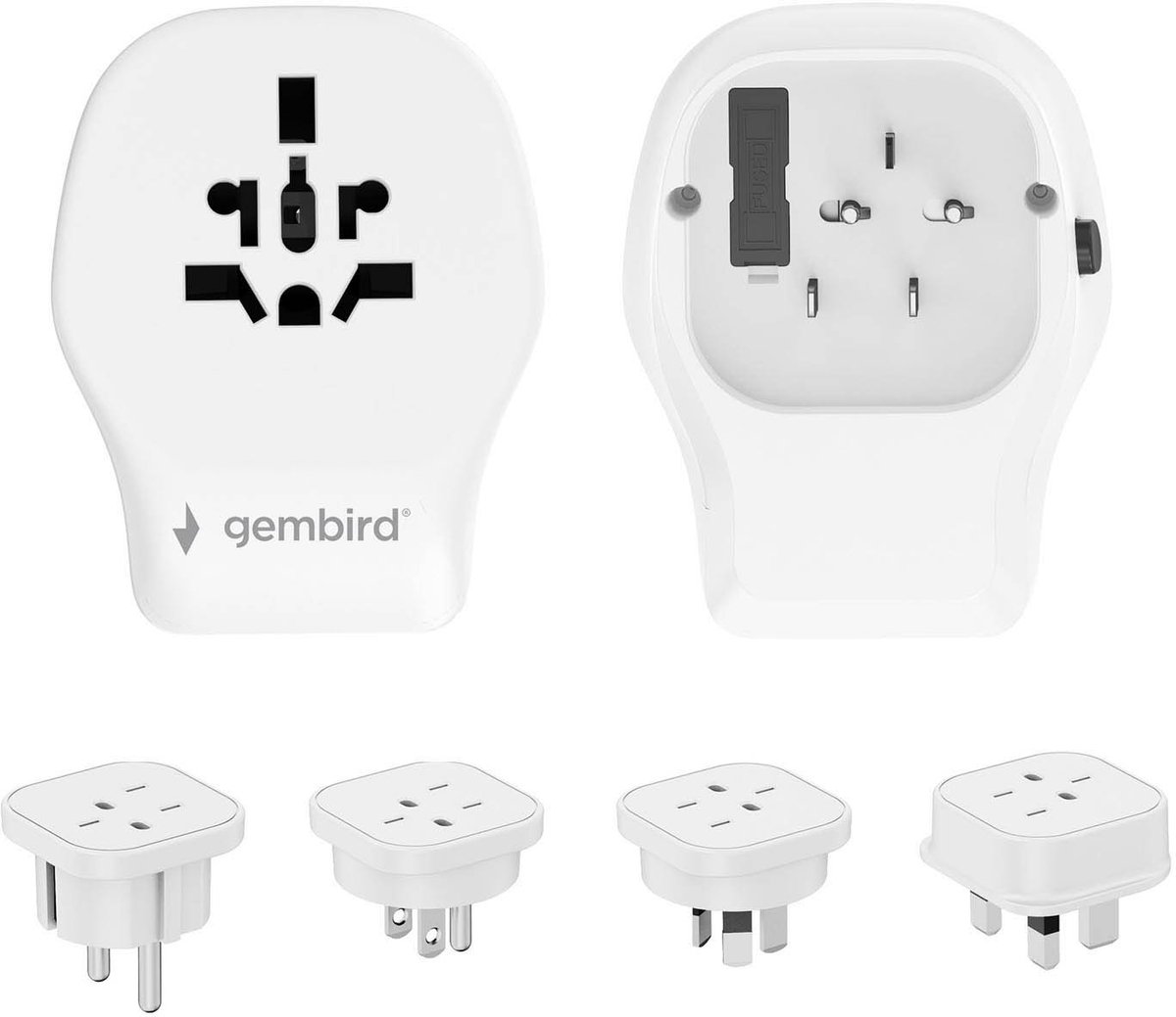 Gembird Universal travel power adapter - 20W