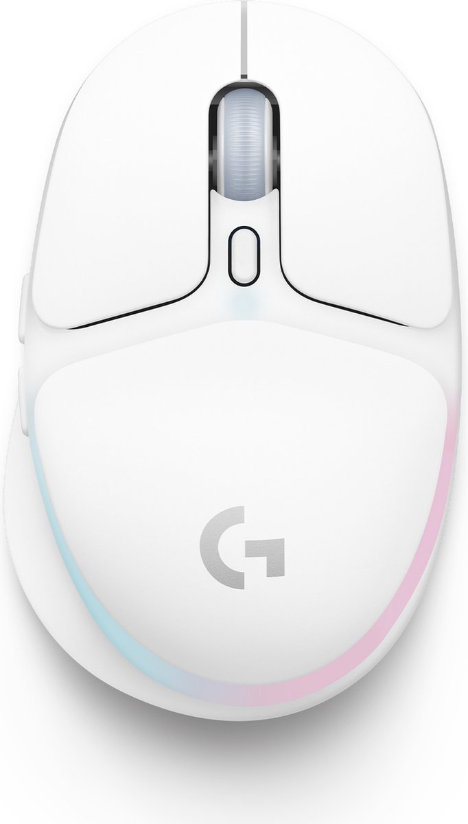 Logitech G705 Wireless mouse - Aurora collection - Gaming Mus - Optisk - 6 knapper - Hvid med RGB-LED lys