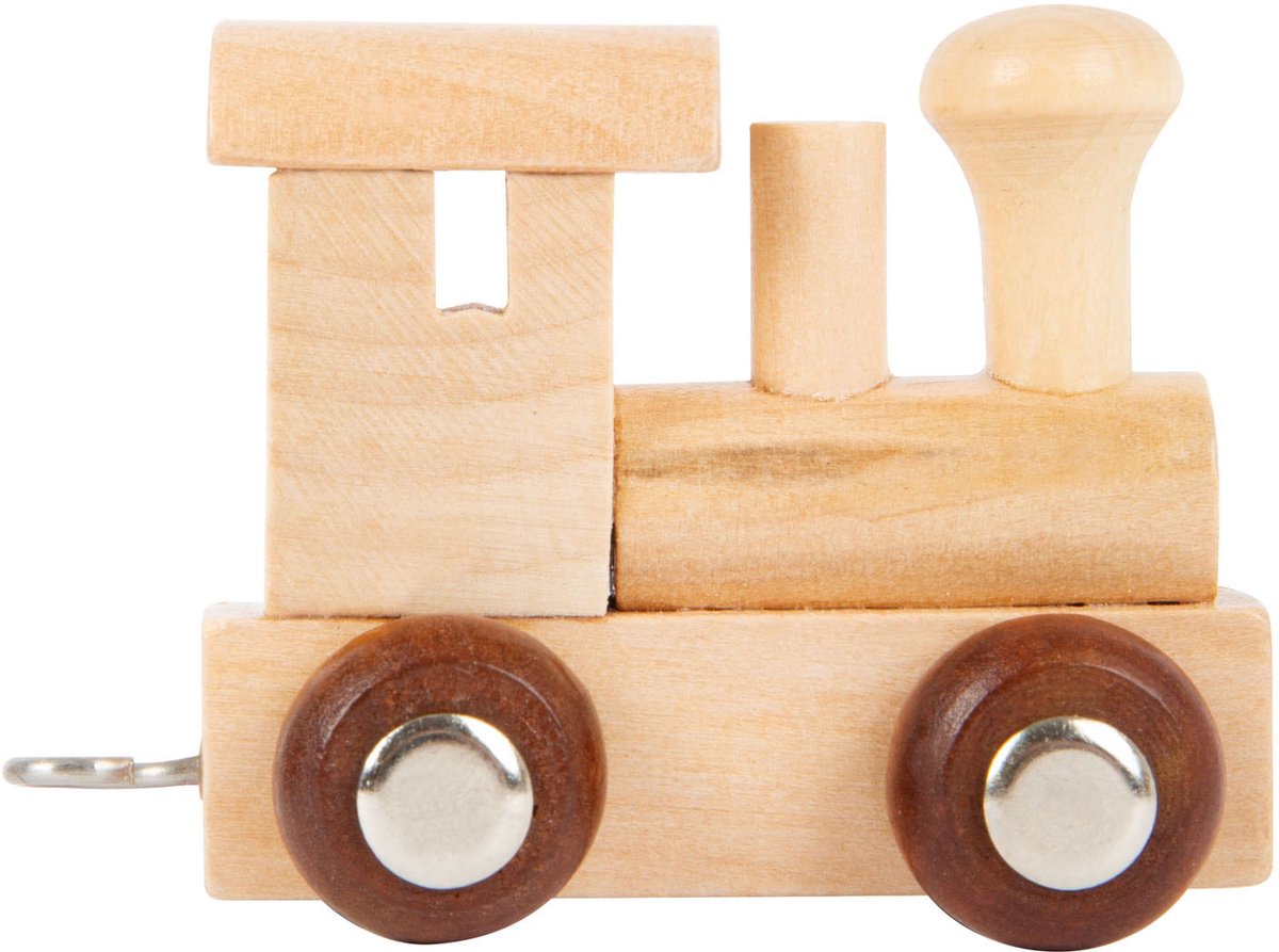 Small Foot - Wooden Letter Train Locomotive - 12 pieces