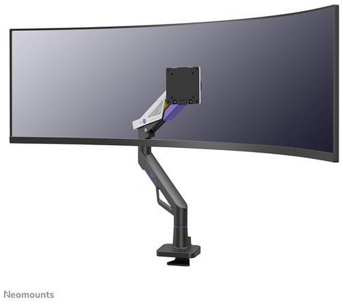 Neomounts ACE DS70-256BL1 mounting kit - full-motion - for flat panel - gaming - black - Maks 30 kg - Maks størrelse 24"-57"