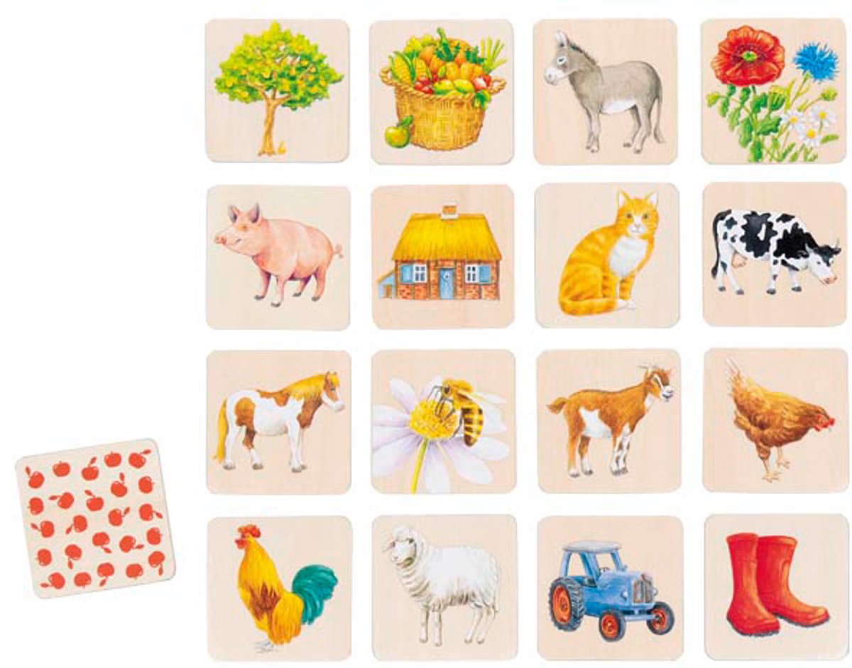 Goki Wooden Memo In the Countryside