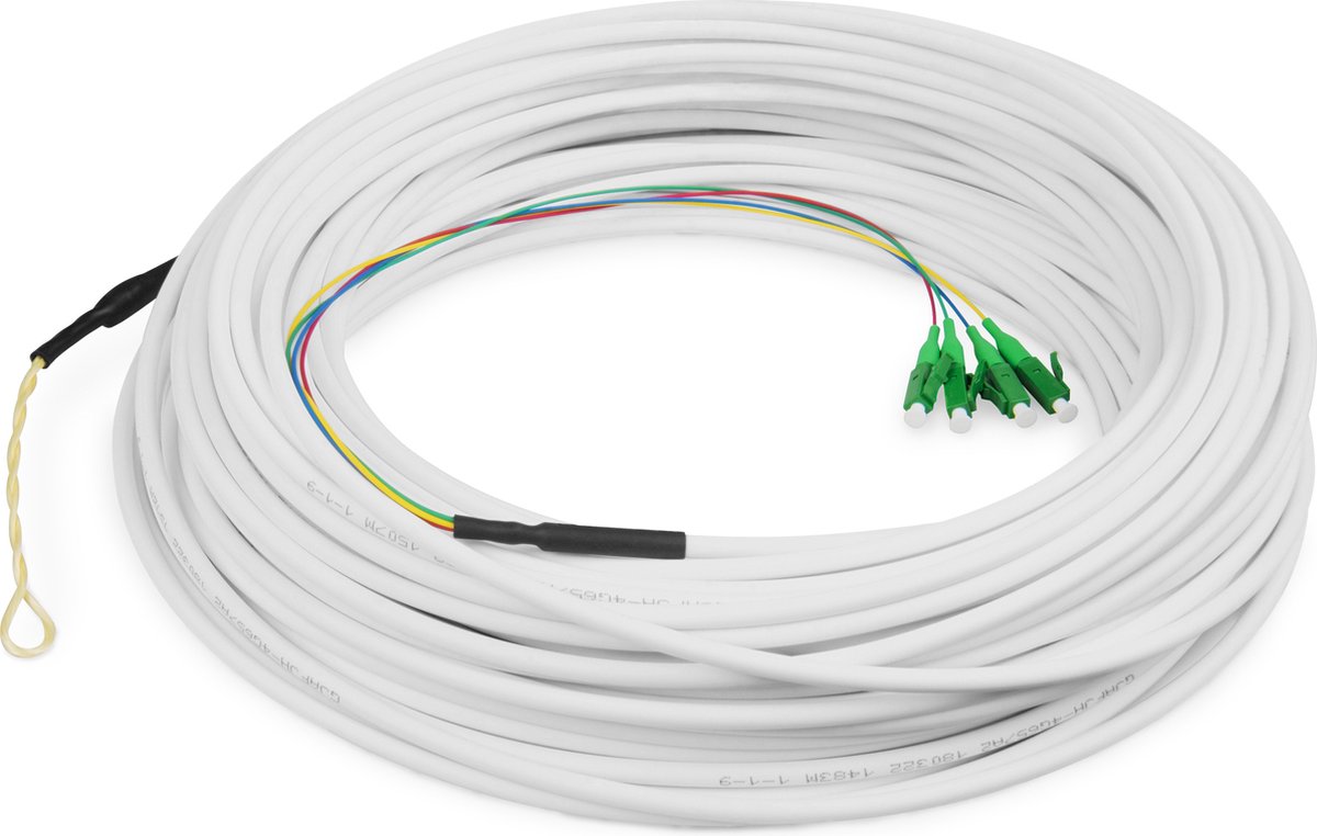 DIGITUS network cable - 50 m - white - Hvid - 50m