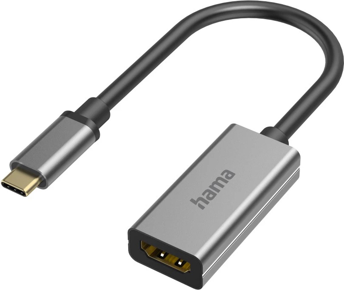 Hama Audio Adapter USB-C To HDMI Ultra-Hd 8K@60Hz Alu