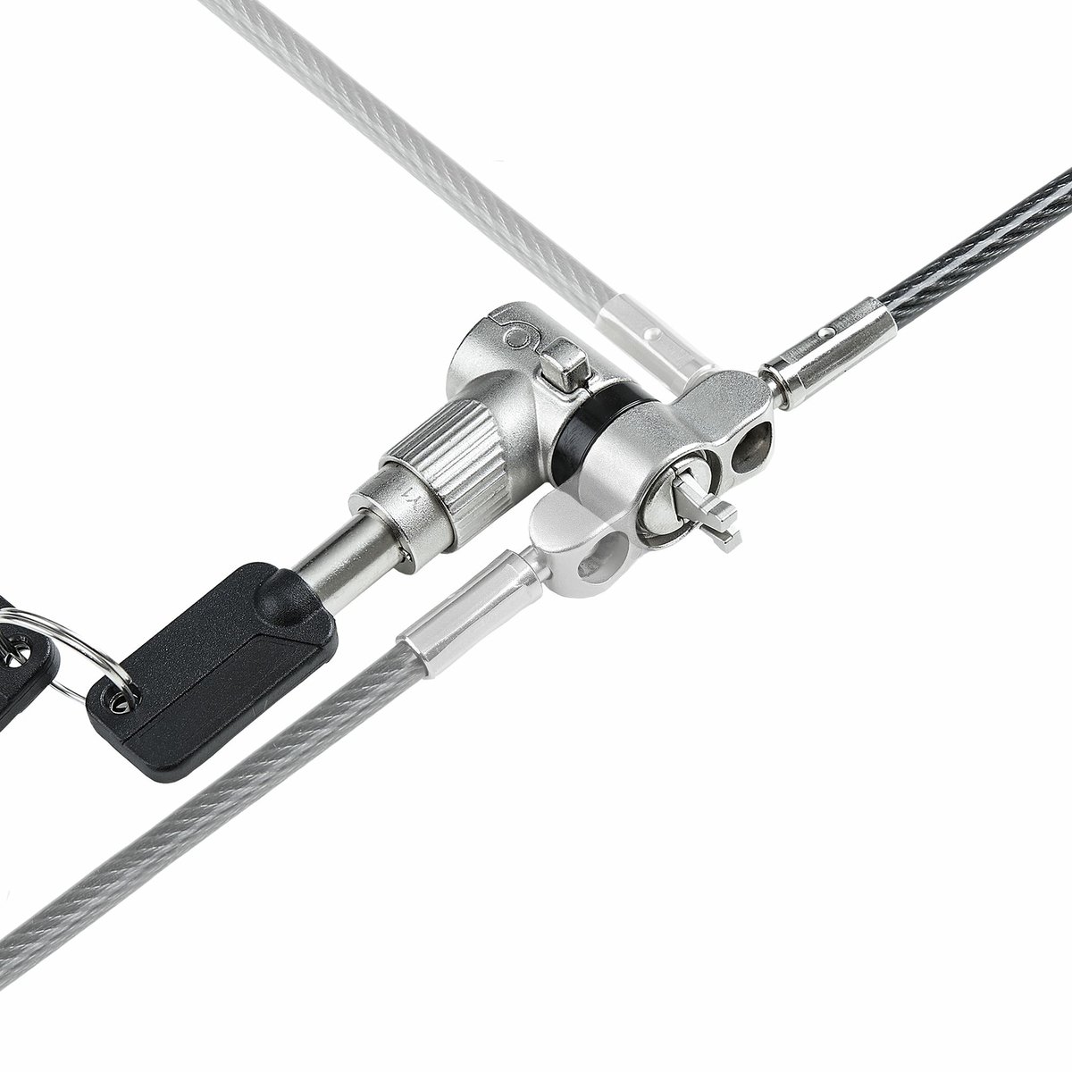 StarTech.com 3-in-1 Laptop Lock Compatible w/Noble Wedge/Nano/K-Slot - security cable lock - TAA Compliant