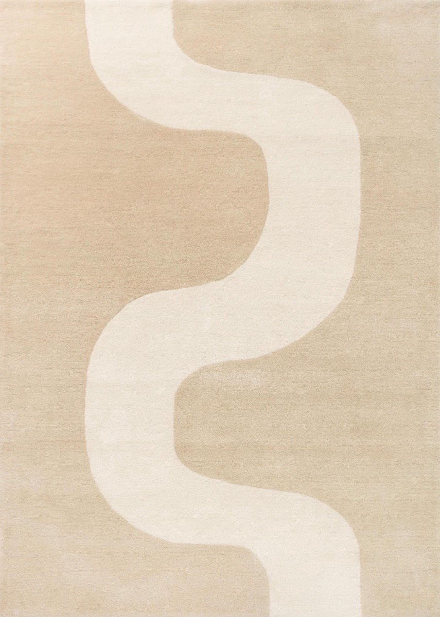 Marimekko Alfombra de lana Seireeni Warm Beige, 140x200 cm
