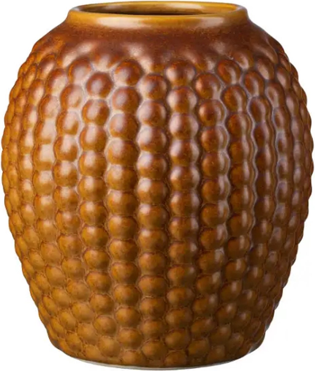 FDB Møbler Jarrón S7 Lupin 19 cm Golden brown