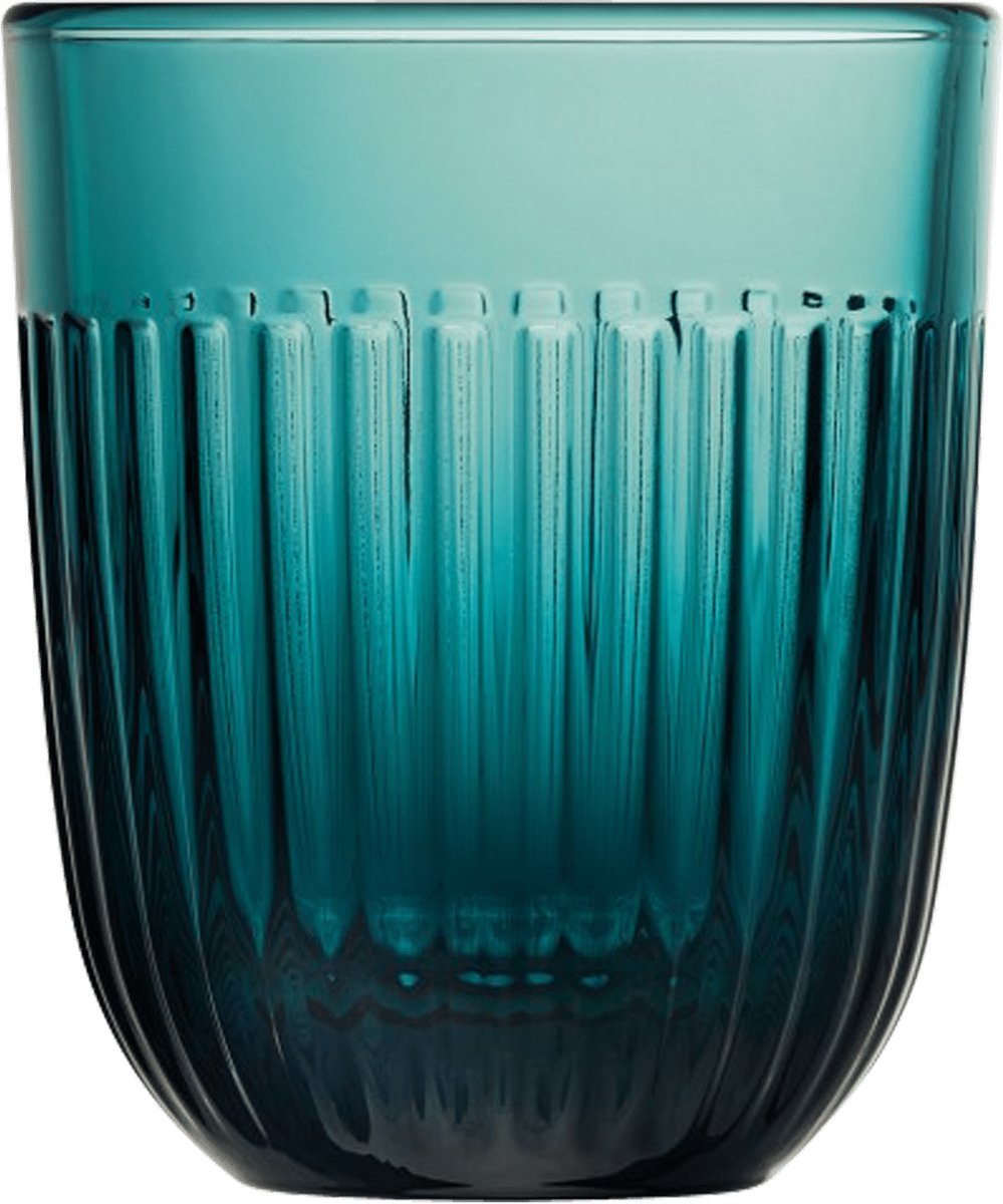 La Rochère 6 Vasos de agua Ouessant 29 cl Azul oscuro