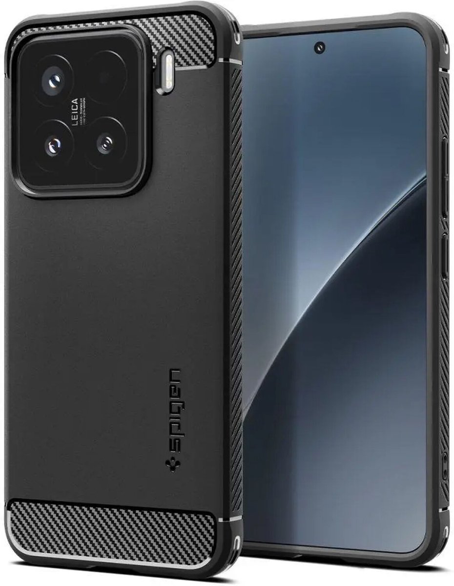 Spigen Rugged Armor - matte black - Xiaomi 15