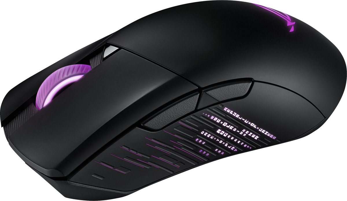 ASUS ROG Gladius III - Gaming Mus - Optisk - 7 knapper - Sort med RGB lys